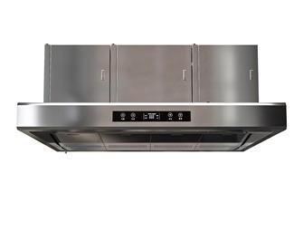 現代廚房電器3D模型設計——燈具與電器設備的完美融合
